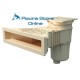 SKIMMER PISCINA ASTRAL SFIORATORE SABBIA COPERCHIO QUADRATO PER PISCINA LINER E PREFABBRICATA