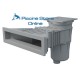 SKIMMER PISCINA ASTRAL SFIORATORE GRIGIO CHIARO COPERCHIO QUADRATO PER PISCINA LINER E PREFABBRICATA