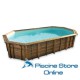 Piscina fuori terra in legno ottagonale ONDA