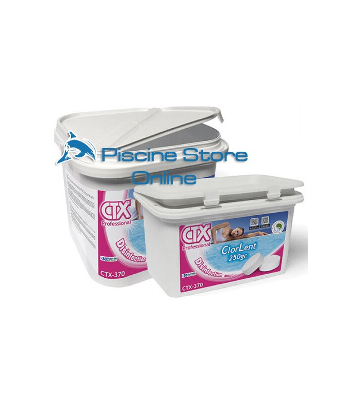Cloro piscina CTX-370 a lento rilascio per trattamento acqua