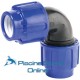 Gomito a compressione in PP 90°