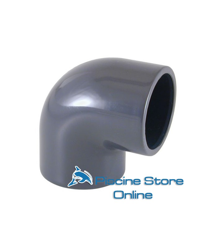 Gomito in pvc 90° incollaggio
