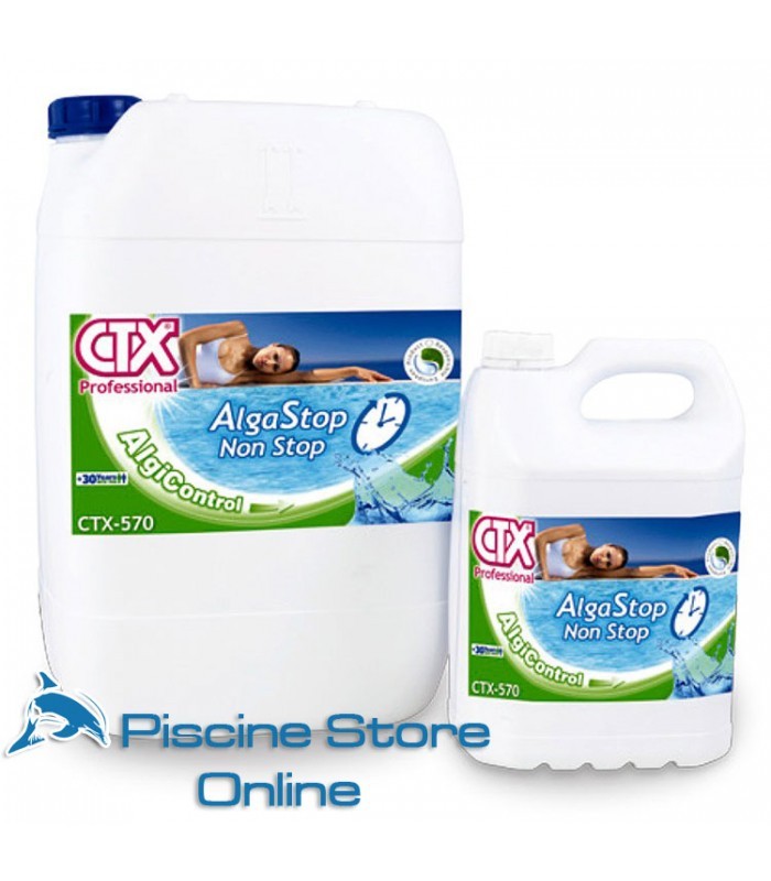 Antialghe piscina concentrato CTX-570 non schiumogeno