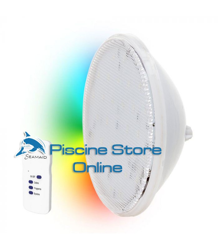 Lampada per piscina Led Par 56 Rgb luce Multicolore con Telecomando