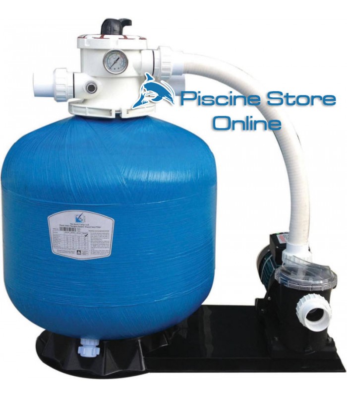 Monoblocco filtro + pompa 6,5 - 10 mc/h Argento