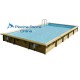 Piscina fuori terra in legno rettangolare LINEA
