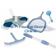 Kit pulizia piscine K4 aspirafango ovale + retino e spazzola di fondo
