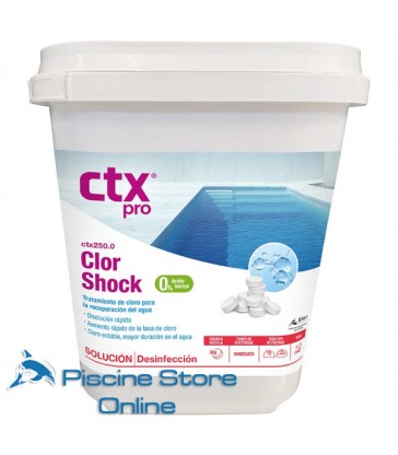 CTX-250 cloro piscina a rapida dissoluzione per trattamento acqua piscina