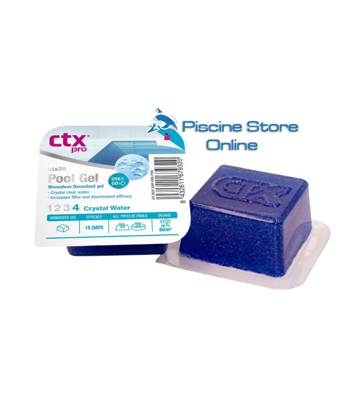 Flocculante piscina gel monodosi CTX pool gel