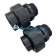 Bocchettone PVC con ghiera e filetto maschio BSP