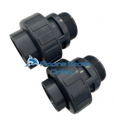 Bocchettone PVC con ghiera e filetto maschio BSP