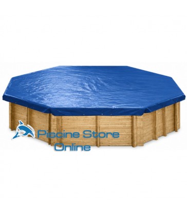 Copertura invernale per piscine fuori terra in poliestere 90 g/m²