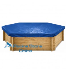 Copertura invernale per piscine fuori terra in poliestere 90 g/m²