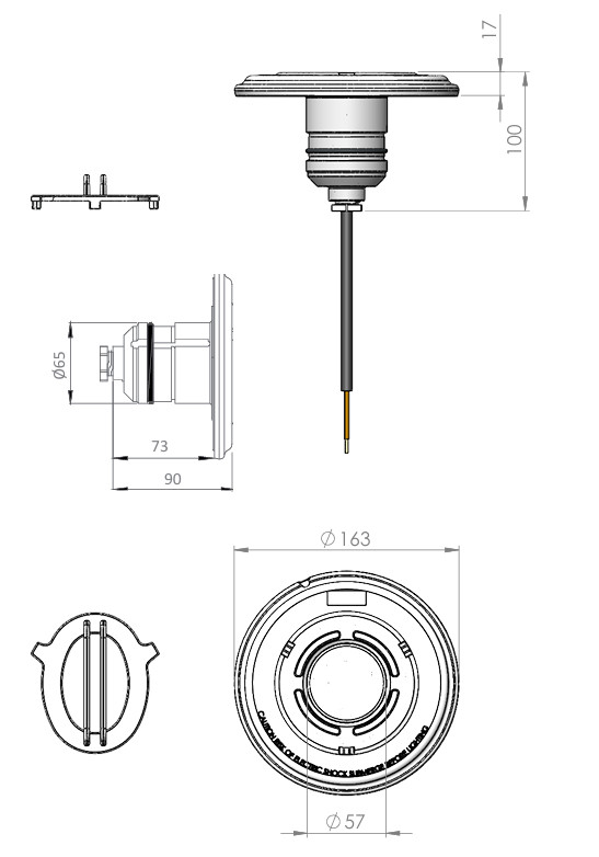 aggiornamento dimensioni faro mini astralpool
