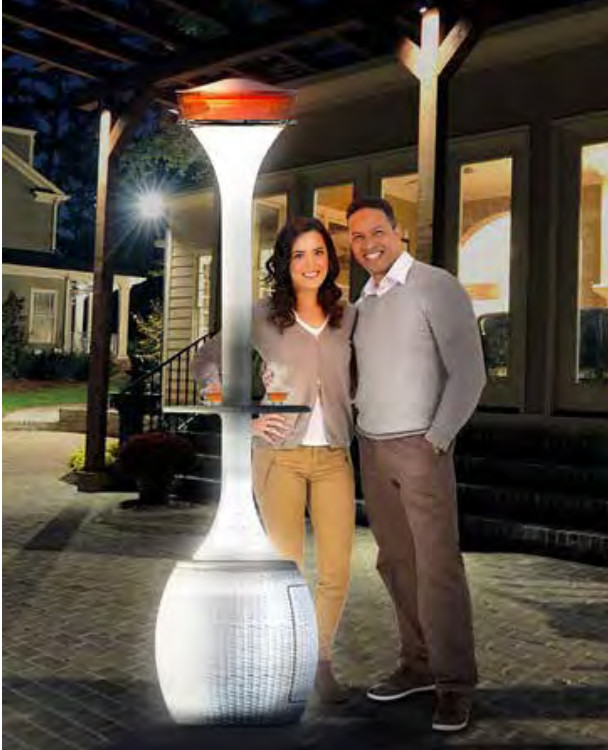 foto colonna luce arredo esterno