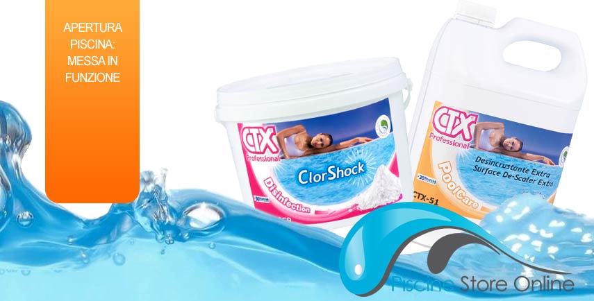 apertura della piscina