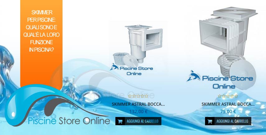 skimmer piscina quali sono e qual'è la loro funzione