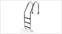 SCALA INTERNA PISCINA IN ACCIAIO INOX